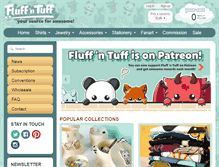 Tablet Screenshot of fluffntuff.com